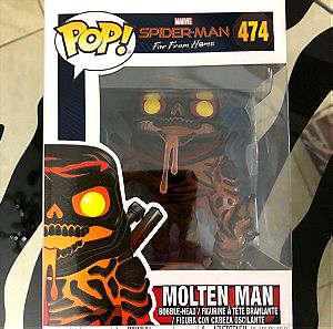 MOLTEN MAN  POP 474 SPIDER-MAN FAR FROM HOME MARVEL POP SPECIAL EDITION NEW MINT FUNKO