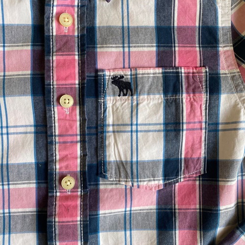 Abercrombie & Fitch kids plaid shirt like new, size Small