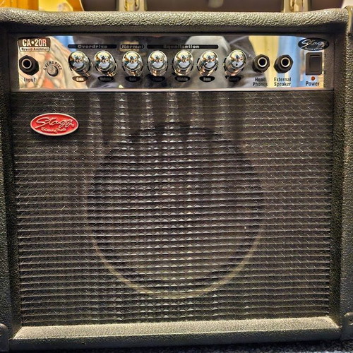 Ενισχυτής κιθάρας Stagg CA 20R μεταχειρισμένος, 20W, 8" ηχείο, overdrive