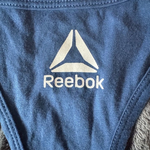Reebok sleeveless t-shirts used, size S, blue, set of 2