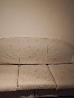 Sofa set used with removable and washable covers, three-, two- and one-seater