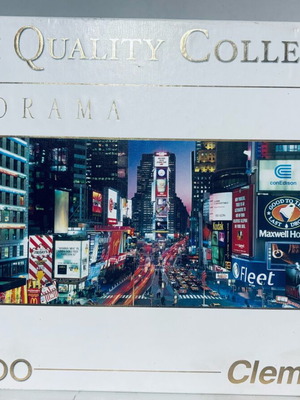 Puzzle Clementoni Panorama Times Square 1000 κομμάτια σαν καινούργιο