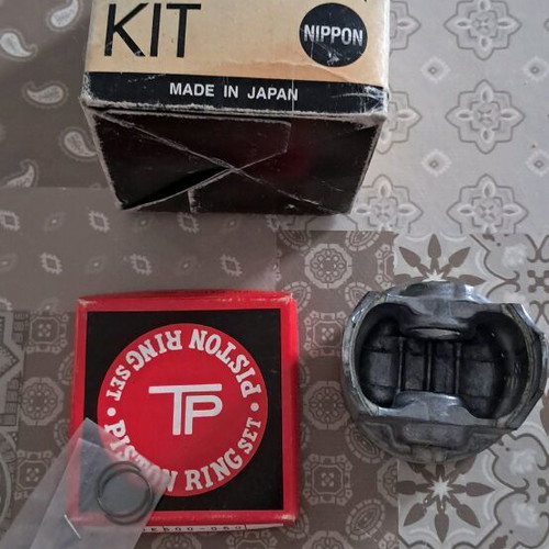 Suzuki FX 125 piston 58 mm new, complete kit