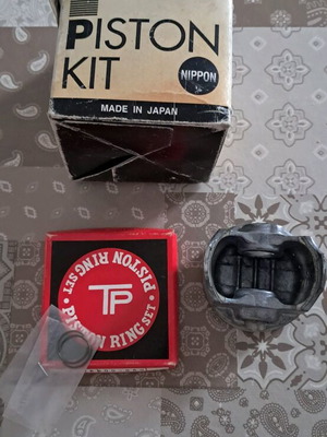 Suzuki FX 125 piston 58 mm new, complete kit