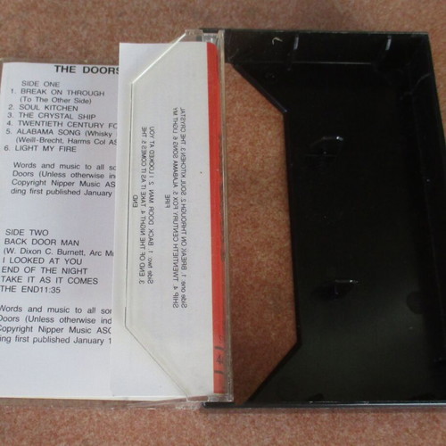 The Doors self-titled audio cassette