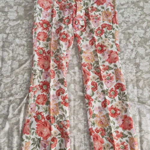 Mango printed pants like new, size S 36 8, multicolor