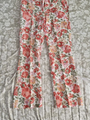 Mango printed pants like new, size S 36 8, multicolor