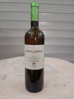 Panselinos Sauvignon Blanc 2017 white wine collectible, 750ml