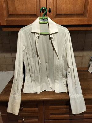Men's formal shirt like new, white, size M