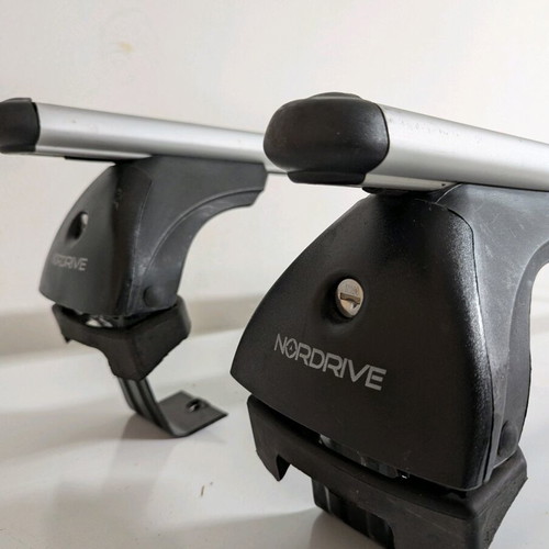 Nordrive alumnia roof bars for Audi A1 Sportback 2012-18 used with lock