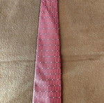 Red silk tie, Italian