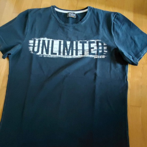 Men's Blue Cotton T-shirt size L like new