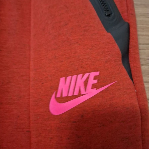 Nike girls' tracksuit like new, melange red