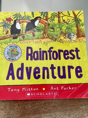 Rainforest Adventure children's book, Amazing Animals series