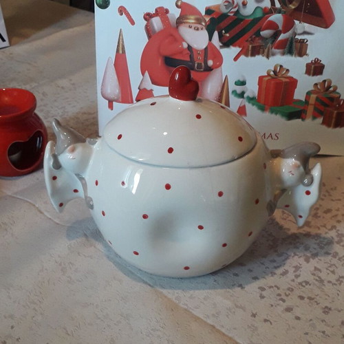 Christmas ceramic candy decoration new