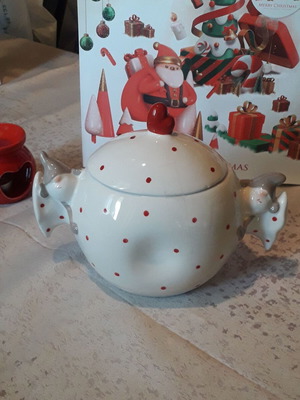 Christmas ceramic candy decoration new