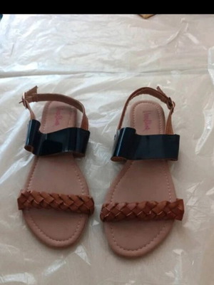 Sandals size 40, black and brown, new