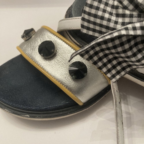 Pargiana leather sandals used, size 39, multicolor