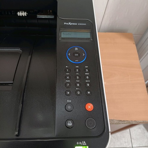 Samsung ProXpress SL-M3820ND laser printer used with 2 toners