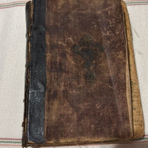 Akolouthia ton Agion religious book used, antique Greek edition 1870