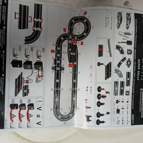 Carrera GO!!! Super Rally slot car set used, model 62071, no cars