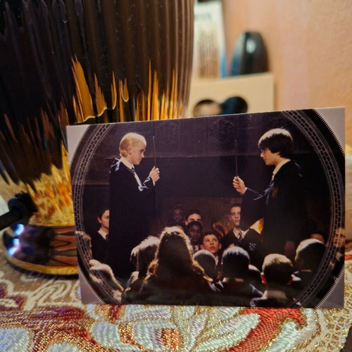 Harry Potter collectible card new Draco Malfoy Warner Bros