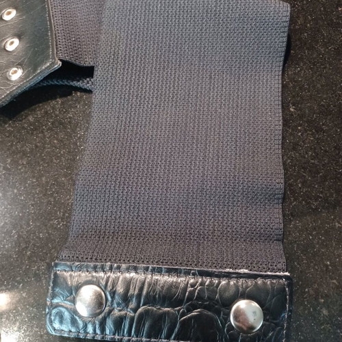 Elastic belt like new, wide, black (75-115 cm)