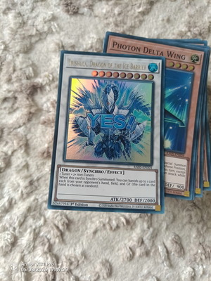 Trishula Dragon of the Ice Barrier Ultra Rare card like new