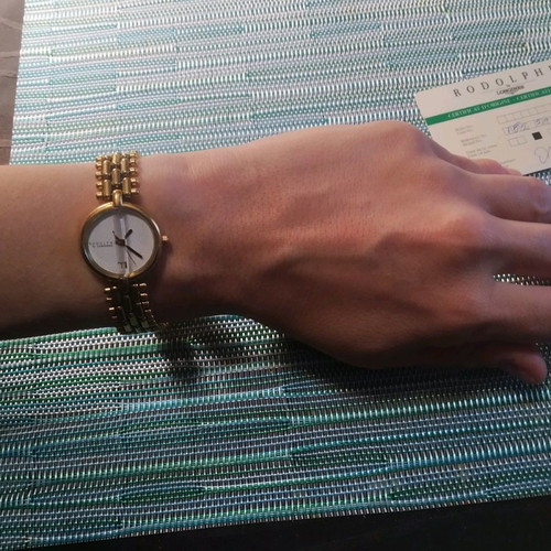 Longines Rodolphe women's watch used, gold-plated with box and card