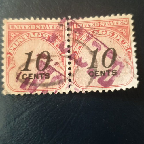 1959 US postage due stamps used, set of 6