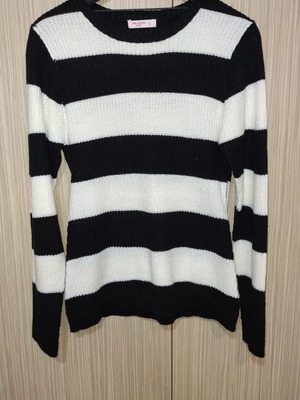 Πουλοβερ Pink Woman ριγε large μεταχειρισμένο