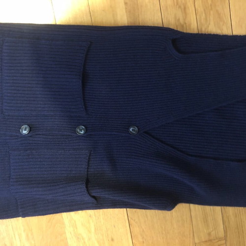 Zara Home Long Sleeveless Vest Women M/L Blue Like New