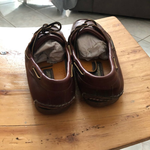 Timberland boat shoes like new, size 45, brown