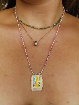 Necklace new, fantastic long
