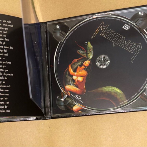 Manowar Gods of War CD boxset, metal
