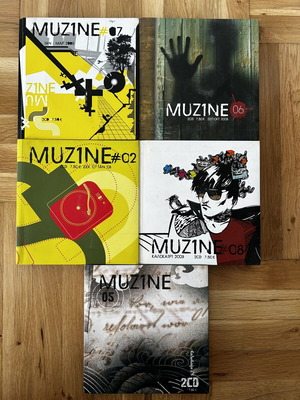 Muzine fanzine pack of 5 used with CDs