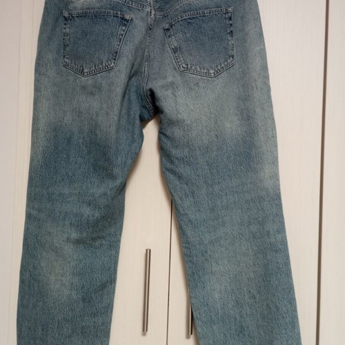 Zara Capri jeans like new, 3/4 with rips, blue, XXL