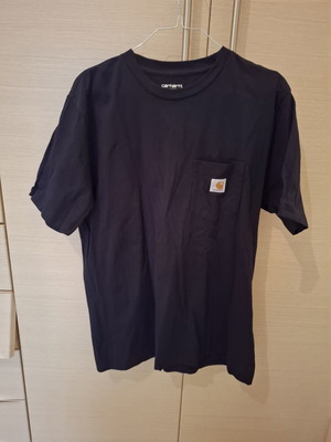 Carhartt WIP T-shirt navy blue, size large