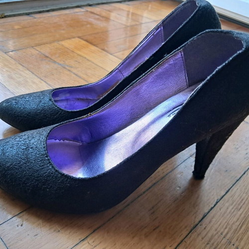 Black pumps size 37, worn 3 times