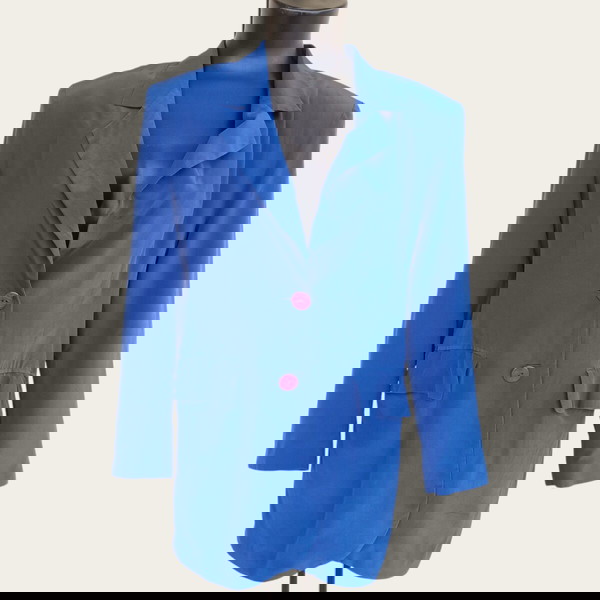 Γυναικείο blazer μπλε (L)