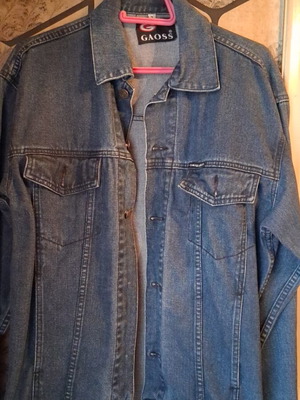 Denim jacket like new, blue, size M