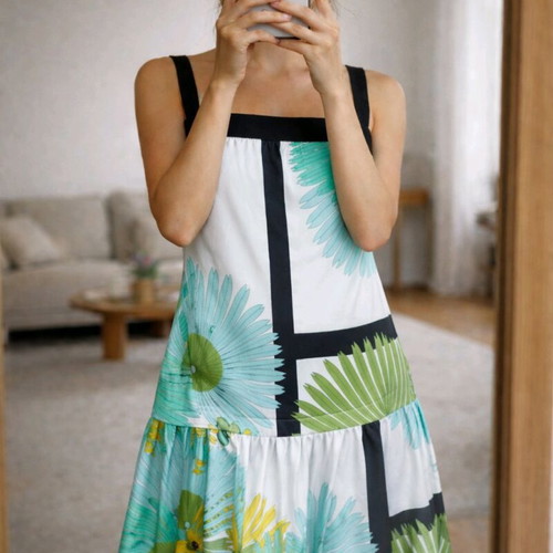 Zara summer dress like new with floral print