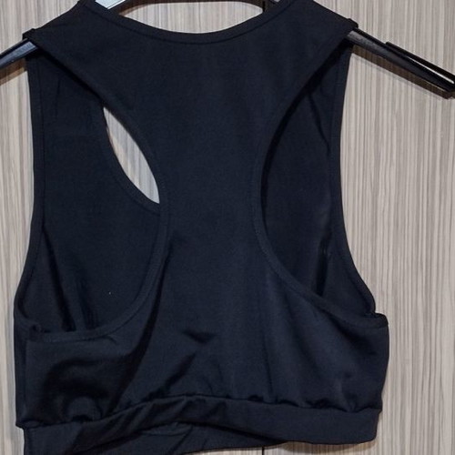 Baya sports bra small used, dry fit black