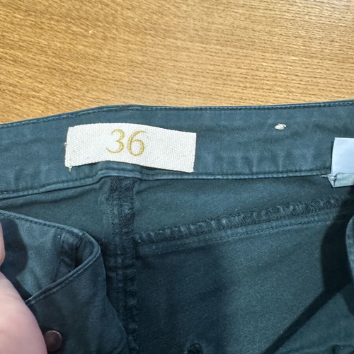Zara fitted pants green used, size S 36 8