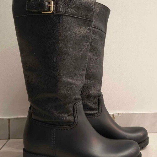Feng Shoe boots used, size 40, black, leather and galoshes