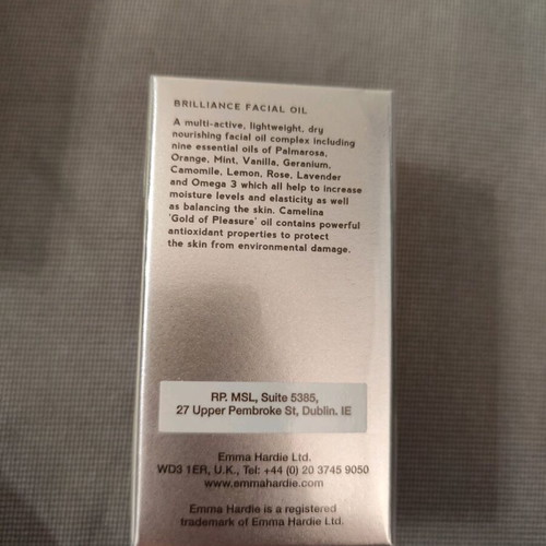 Emma Hardie Brilliance Facial Oil new, original