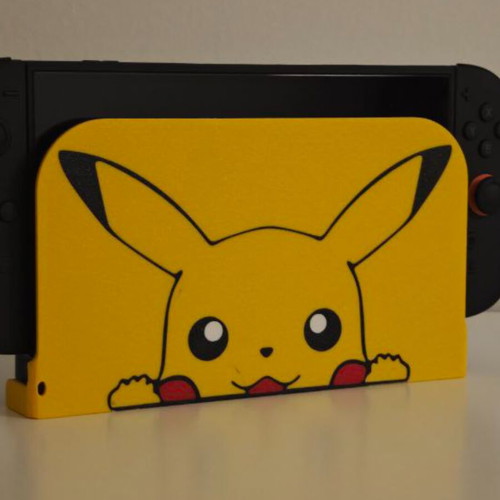 Nintendo Switch 2 3D printed Pikachu faceplate cover