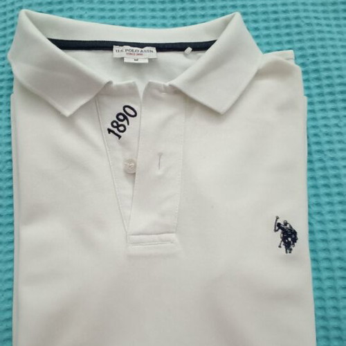 U.S. Polo Assn. polo shirt medium, white