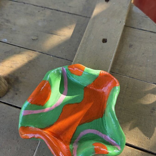 Handmade tealight candle holder