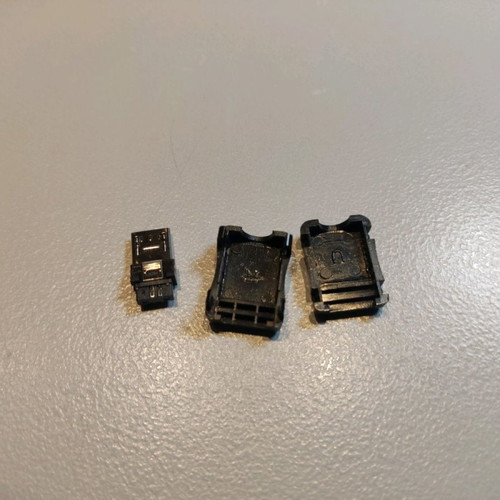 DIY Micro USB male plug connector pack of 5, new